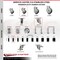 Service Caster 3.5 Inch 316SS Thermoplastic Rubber Swivel 7/8 Inch Expanding Stem Caster Set SCC-SS316EX20S3514-TPRB-78-4 - alternate 2